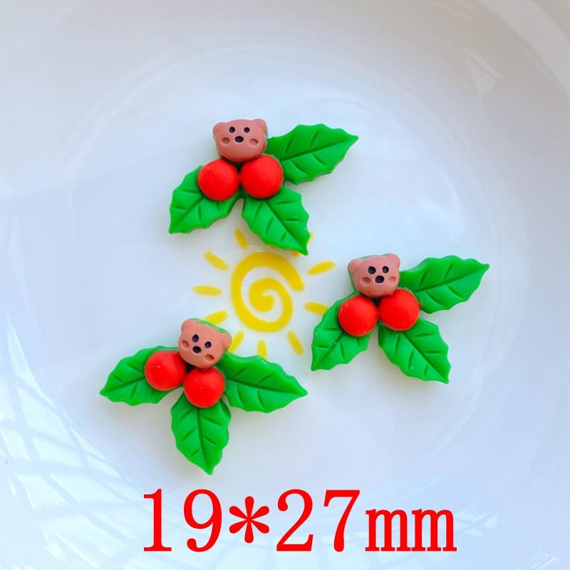 12 Stück Neue Süße Cartoon-Weihnachtsserie Flache Rückseite Harz-Cabochons Scrapbooking DIY Schmuck Handwerk Dekoration Zubehör