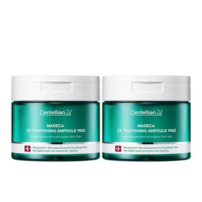 Centellian24 Madeca Double Tightening Ampoule Pad Poren Lifting Maske, 60 Stück x 2, 1 Packung