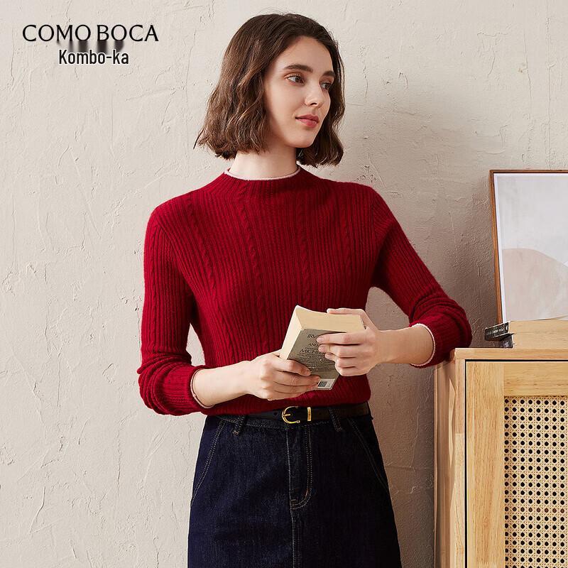 Women's High-End Cashmere Stand-Up Collar Sweater