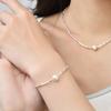 Broken Silver Clavicle Chain Freshwater Pearl Necklace Women'S Broken Silver Pearl Chain Fashion Commuter Accessories Women