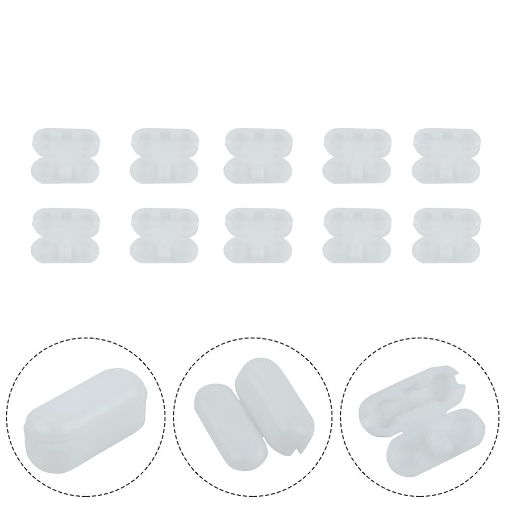 10 plastic curtain roller connectors, curtain chain connectors, curtain blinds pull bead chain connectors / spare parts