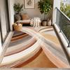 Nordic Abstract CARPET FOR LIVE ROOM Striped Home Decoration Balcony Outdoor Rugs Washable Antiskid Lounge Floor Mats Bedside