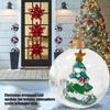 60cm Christmas Giant Inflatable Christmas Ball Outdoor Inflatable Decor Christmas Tree PVC Inflatable Decorated Transparent Ball