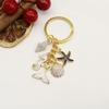 Creative Starfish Drip Oil Keychain Pendant for Women