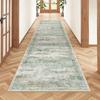 Amerikanischer Retro Pastoraler Läuferteppich Rutschfest Waschbarer Flurteppich für Eingang Küche Schlafzimmer Flur Bauernhaus Dekor