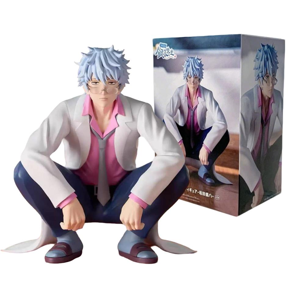 Gintama Anime Figure Katsura Kotarou ,Teacher Series Sakata Gintoki Collection PVC Action Figures Model Toy Brithday Gifts