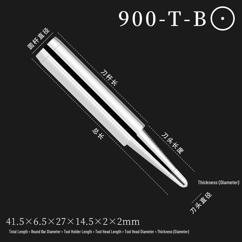 Lead-Free 900M Knife-Type Soldering Iron Tip for 936 Constant Temperature Stations, Eco-Friendly