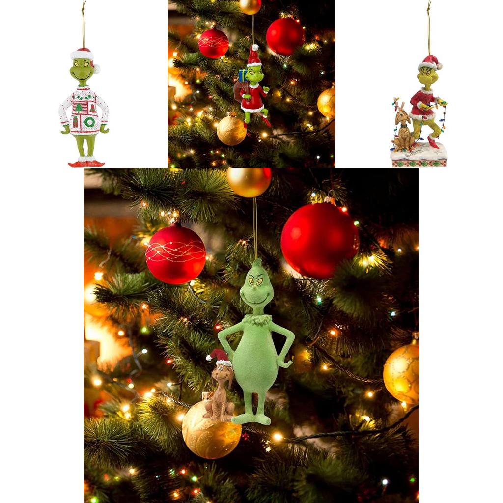Gorgeous The Grinch Christmas Tree Pendant Ornament For Party Home Decor