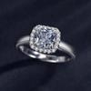 Tancise Classic 925 Sterling Silver Zircon Ring Ladies Jewelry Promesse de mariage Cadeau de fête