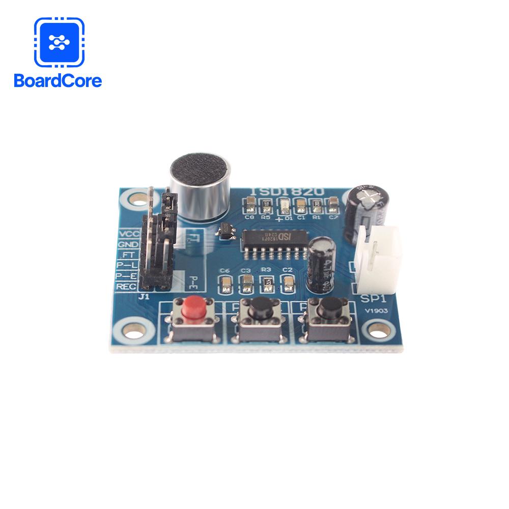 1set ISD1820 Recording Module Voice Module The Voice Board Telediphone Module Board with Microphones + Loudspeaker 0.5W 8R