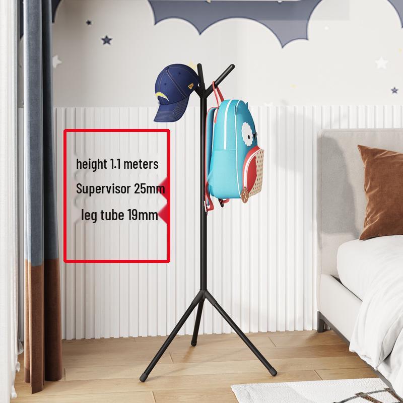 Multifunctional Wrought Iron Coat Rack - Colorful, Creative, Floor-Standing, Minimalist Modern for Home Bedroom.