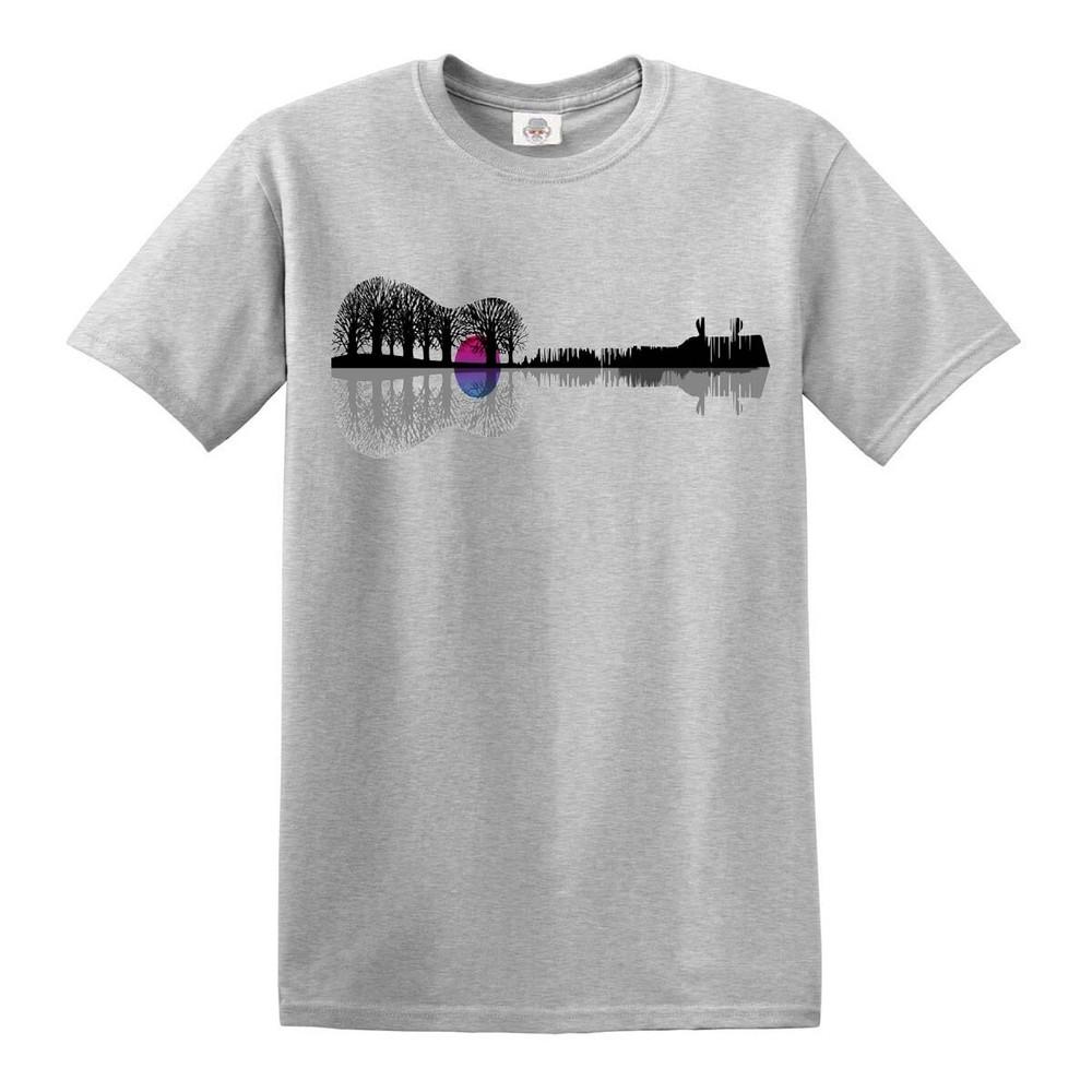 

Music instrument Tree TShirt Tree of Life Tribal Gift Guitar Tree Rock Top Tee Unisex T-Shirt XXL