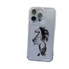 Black Horse for Apple 15 Mobile Phone Case Iphone12promax Transparent 14/13/11/XR Airbag 16