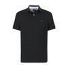 Fashion Slim Fit Short Sleeve Polo Shirt With Small Logo Men Tops Black 78J4141-001
