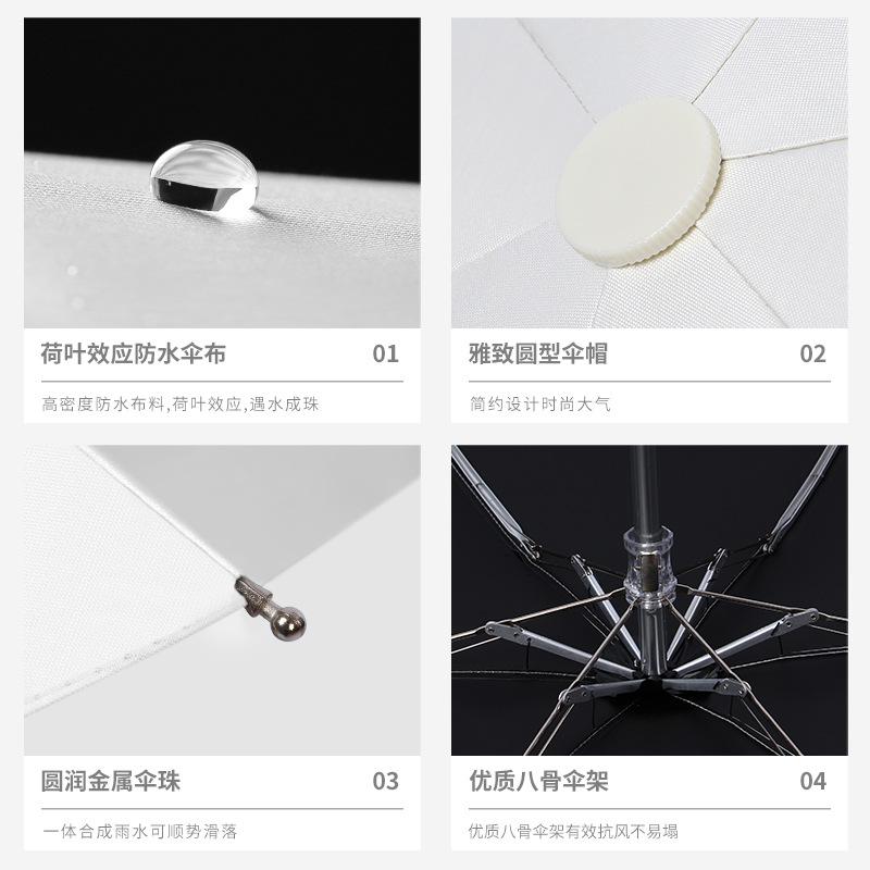 Outdoor parasol Double-layer umbrella 50% umbrella Capsule umbrella Sun umbrella UV protection women's sun protection umbrella