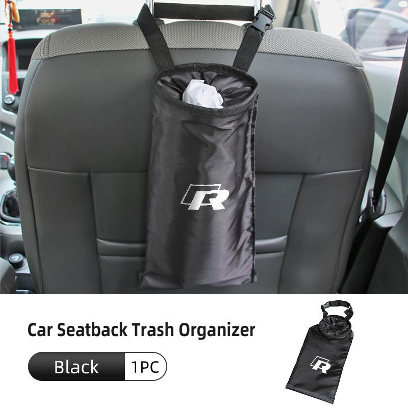 For Volkswagen VW Car Garbage Bag Seat Side Hanging Trash Can Dust Holder Case Golf Jetta Passat mk4 mk5 mk6 CC B5 B6 B7 Golf 4