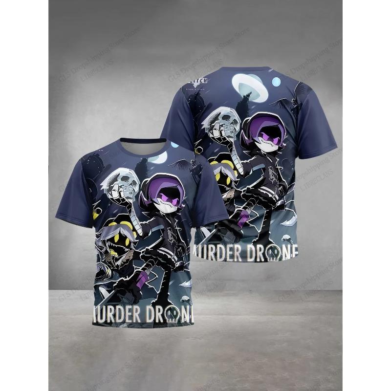 Divertente Anime Gioco Murder Drones Stampa 3D Maglietta Uomo Donna Moda Taglia Grande Hip Hop Top T-shirt Bambino Maglietta Manica Corta