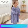 Cross-Border Malwee Children's Dress Autumn and Winter New European and American Style Round Neck Long Sleeve Cute Girl Princess Dress