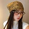 Y2K Retro Leopard Headscarf Women Girl High Quality Comfortable Fashion Headscarf Warm Versatile Party Scarf Exquisite Accessory