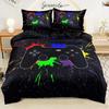 3D Gamepad Duvet Set For Children And Boys Game Bedding Set With Pillowcase Three-Piece Set