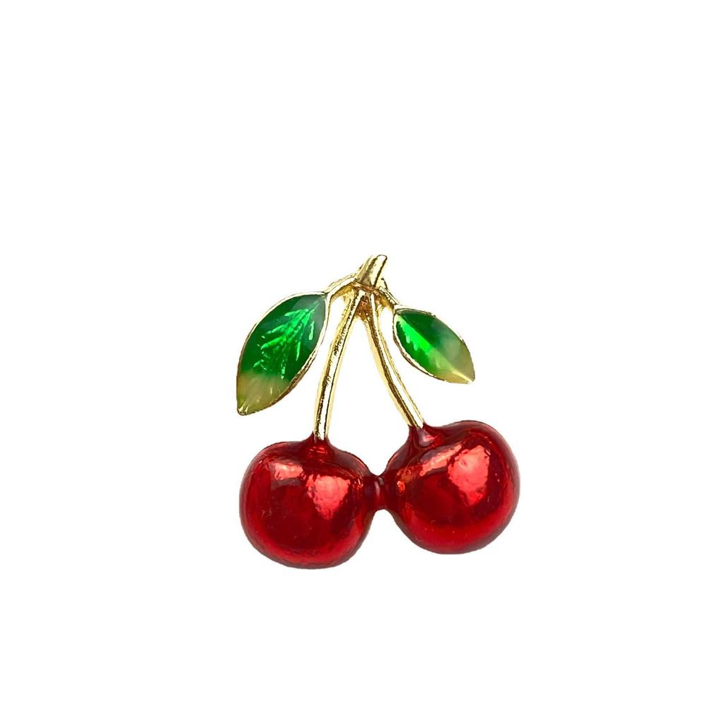 Cute Fruit Brooches: Trendy Lapel Pins & Cardigan Accessories