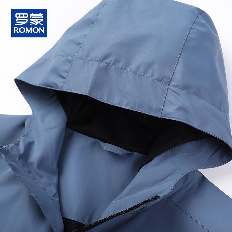 ROMON Men's Casual Outdoor Hooded Jacket
