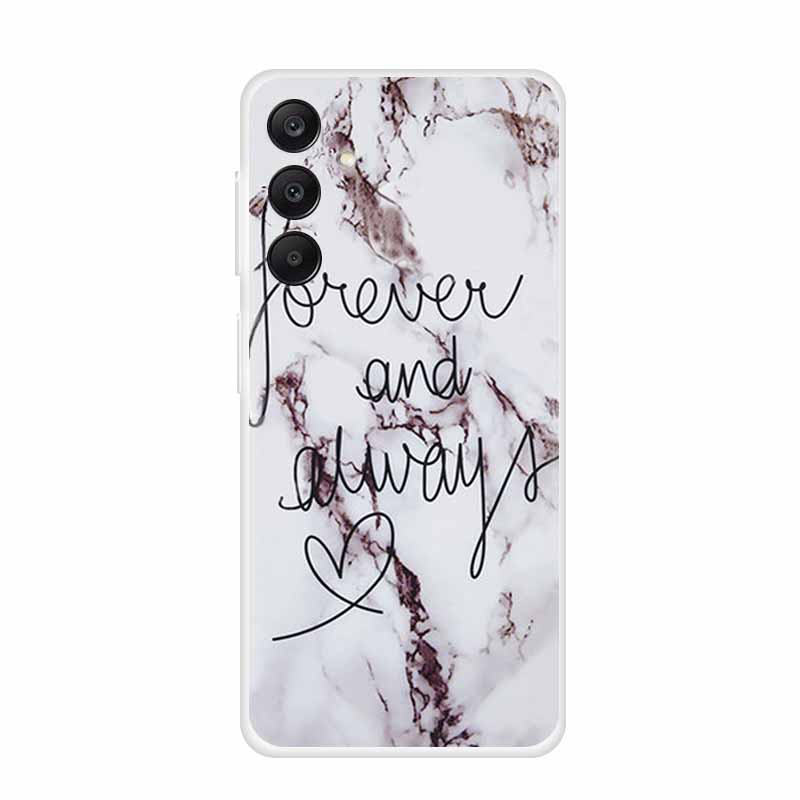 Marble Patterns Phone Case for Samsung A25 Soft Transparent TPU Clear Cover for Samsung Galaxy A 25 Protective Silicone Shell