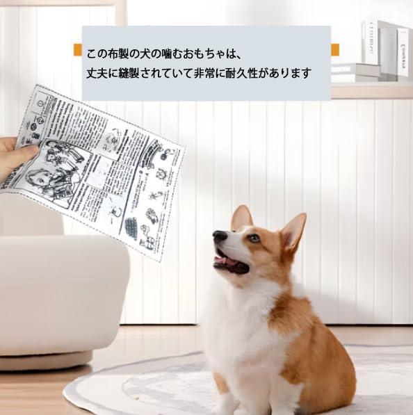 HOOWDAMY Dog Chew Newspaper Toy for Educational Stress Chewing Suitable for Dogs Toy, Toy, Dogs, Toy, Relief, Durable, Resistant, Clean, Toothpaste,