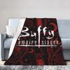 Buffy the Vampire Slayer Horror Blankets  Flannel Funny Soft Throw Blanket for Bedding Lounge Spring/Autumn,