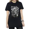 AC/DC Womens/Ladies Badges Collection Cotton Boyfriend T-Shirt