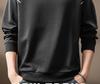 Men's Trendy Patchwork Long-Sleeve Hoodie - Autumn Casual Loose Fit Round Neck
