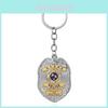 Porte-clés Badge Aigle Raccoon City Resident Evil avec Pendentif en Alliage Pour Fans