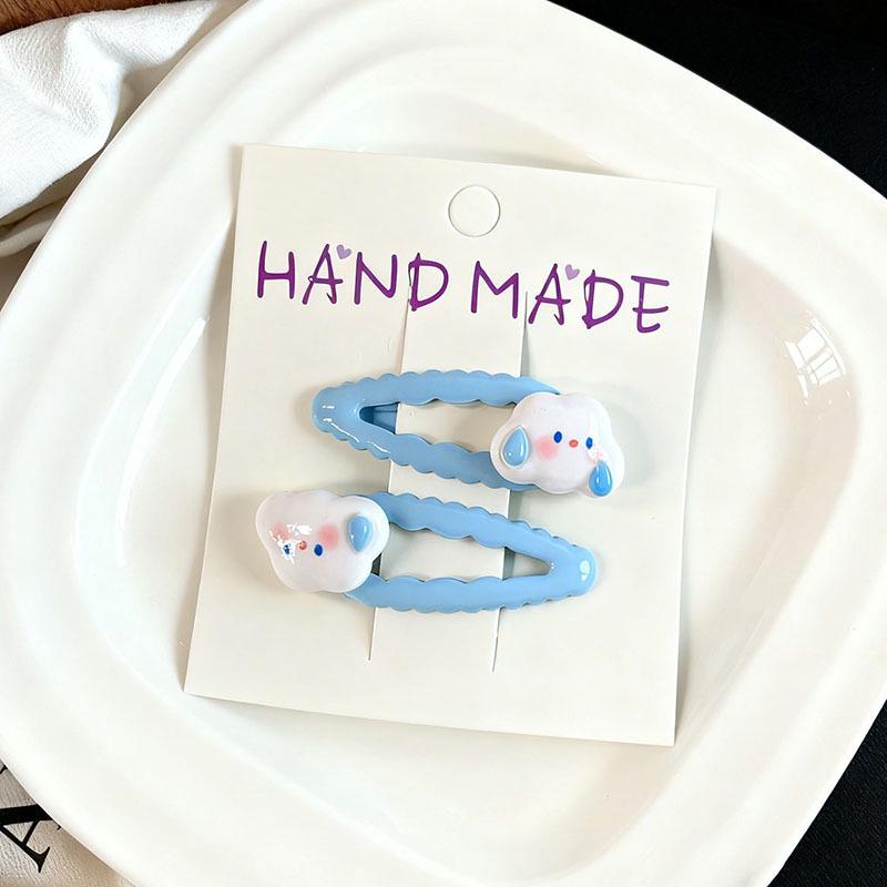 Adorable Cartoon Hair Clip Set: Sweet and Cool Versatile Bangs and Side Clips for Girls