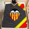 Valencia CF Flannel Blanket, High Quality Comfortable for All Seasons, Home Decor, Warmth and Comfort