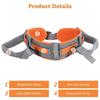 Orange Transfer Gait Belt Assist Secure Walking Device Gait Transfer Belt for Patients Ambulation Medical Supplies