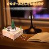 Cute Digital Alarm Clock for Children, Wooden Table Clock, Music Box Clock, "Carrying You" Train Toy, Automatic Rotation, Children's Day Gift, Present
