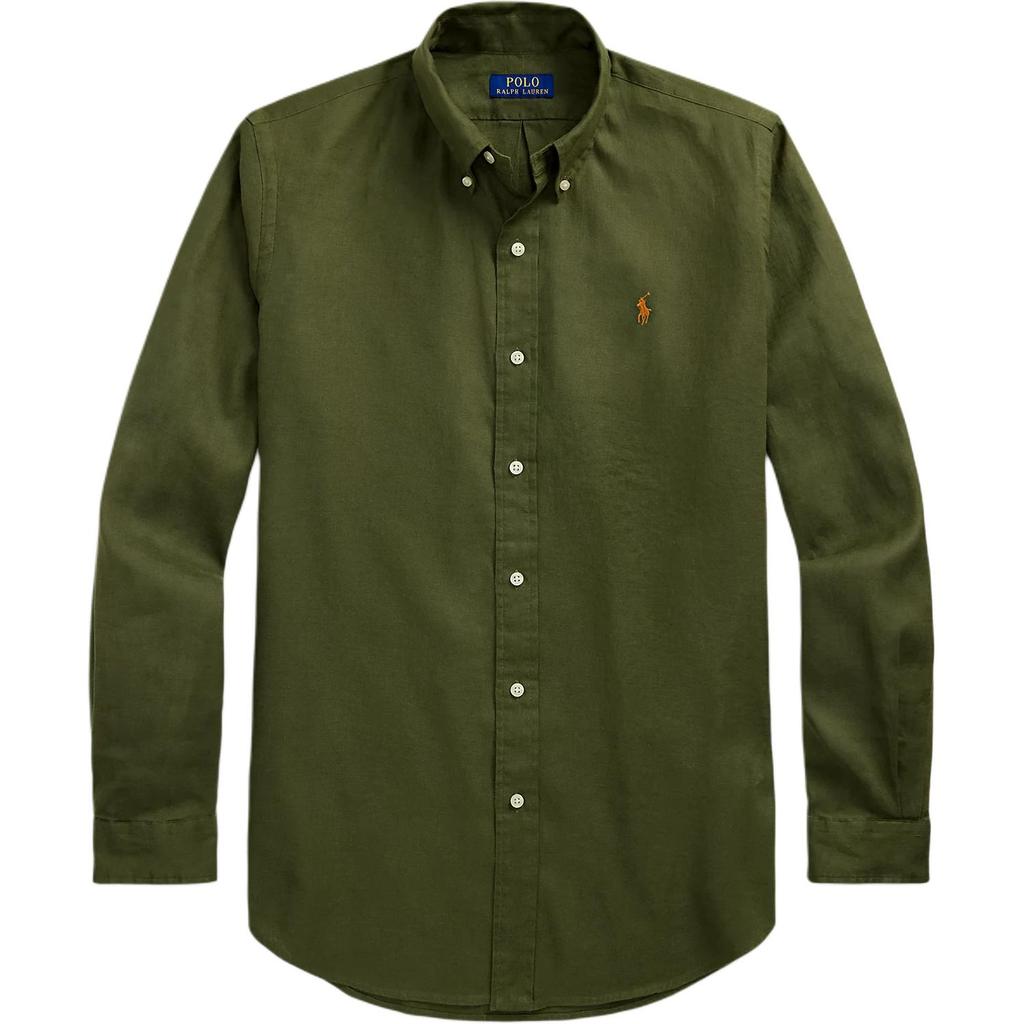 Polo Ralph Lauren Lightweight Breathable Logo Embroidered Polo Shirt Men shirts Green 710967608-002