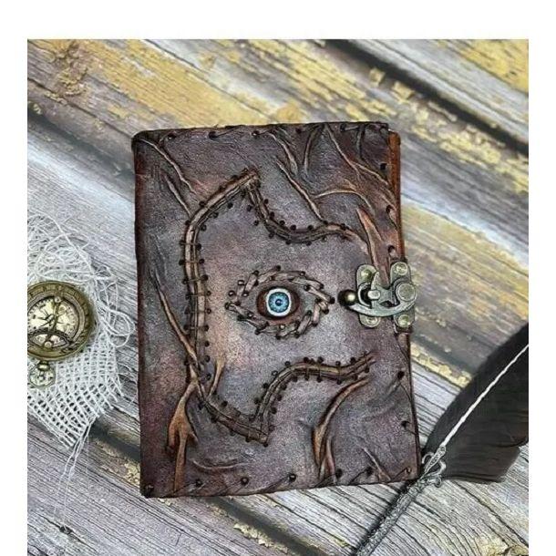

8X6 дюймов Книга теней Украшение Книги заклинаний Кожаный журнал Гримуар 8 x 6 in коричневый