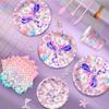 Mermaid Birthday Party Supplies Kit-132Pcs Mermaid Birthday Plates Tablecloth Balloons Etc Mermaid Birthday Decorations for Girls