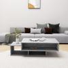 Vidaxl Couchtisch, Beton Grau, 105X55X32 Cm
