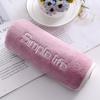 Soft Absorbent Daisy Embroidery Bath Towel with Lettered Edge - For Daily Home Use and Face Washing