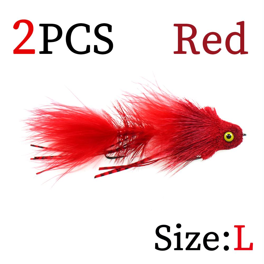 Artikulovaný streamerový muška s jelení srstí Bass Bug & Design s dvojháčkem Fish Spine pro velkou zvěř ve slané vodě, Efektivní rybářská nástraha