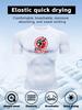 Men's Black Jiu Jitsu Print Compression T-Shirt, Quick Dry Breathable Athletic Workout Top