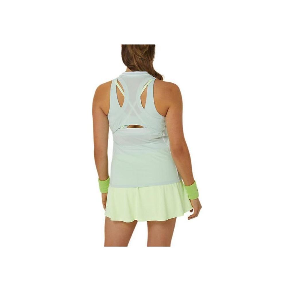 Asics Match Actibreeze Tank Logo Print Sleeveless Top Women tops Light-Blue 2042A291-409