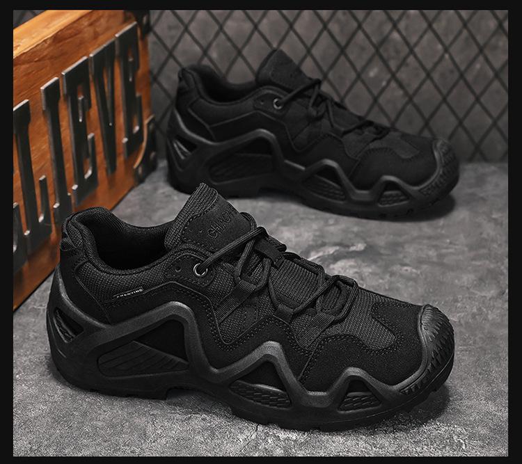 Ανδρικές Τακτικές Μπότες Μάχης: Αντιολισθητικά, Ανθεκτικά στη Φθορά Παπούτσια Πεζοπορίας & Αναρρίχησης