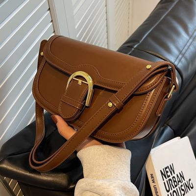 Neue PU Damen Retro Kleine Tasche Modetrend Einzelne Schulter Hochwertig Leicht Luxus Reise-Einkaufstasche