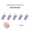Set of 5 Pairs Girls' Thin Mesh Ankle Socks – Summer Anti-Pilling Cotton, Short Length for Older Kids