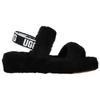 (WMNS) UGG Oh Yeah Thick Sole Sandals Black Women's 1107953-BLK