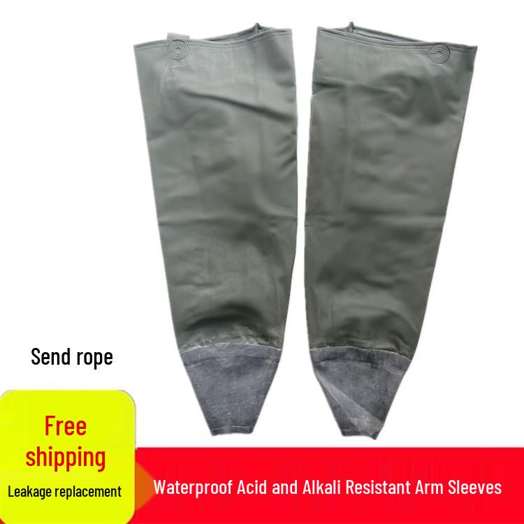 

Year of the Horse Acid and Alkali Resistant Waterproof Gloves with Extended PVC Sleeves for Fishing - Free Shipping One Size