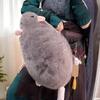 Soft Oversized Animal Figure Cute Simulation Big Mouse Plush Toy Pillow Birthday Gift 1Pcs 35/50/90cm Cartoon Flower Branch Rat